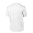 thumbnail image 6 of Yellow Rooster Men's Short Sleeve Tall PosiCharge Competitor Polyester Tee White XLT, 6 of 6
