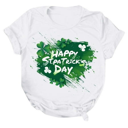 

White Blouse for Women Maternity Blouses Women s Shirt Tees Funny Cute Short Sleeve T Shirt Gift Tops Blouse Gift For Couples Round-Neck Work Blouse White S