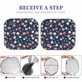 thumbnail image 6 of Kll Cherry Blossoms Windshield Sun Shade 2-Piece Foldable Car Front Window Sunshade For Most Sedans Suv Truck - Auto Sun Blocker Visor Protector Blocks Max Uv Rays - Medium, 6 of 7