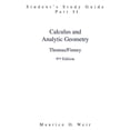 thumbnail image 1 of Pre-Owned Student Study Guide Part 2 for Calculus (Paperback) 0201531828 9780201531824, 1 of 1