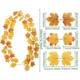 thumbnail image 2 of Yyuenw 78.74in Artificial Maple Leaf Fall Garland Hanging Vine, Autumn Foliage Decor for Halloween Thanksgiving Fireplace Door Indoor Outdoor Home Decor, 2 of 9