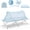 Blue, variant on Large Pop up Mosquito Net for Camping Portable Foldable Mosquito Tent Bug Net Bed Travel Patio Outdoor 78 x 31 x 22 Inch Bug Netting Mesh Tent Canopy for Adults Baby Bedroom, Pink