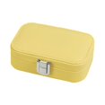 thumbnail image 1 of Double Layer Jewelry Storage Box Organizer Durable High Quality PU Leather Storage Box for Travel and Business Trips, 1 of 6
