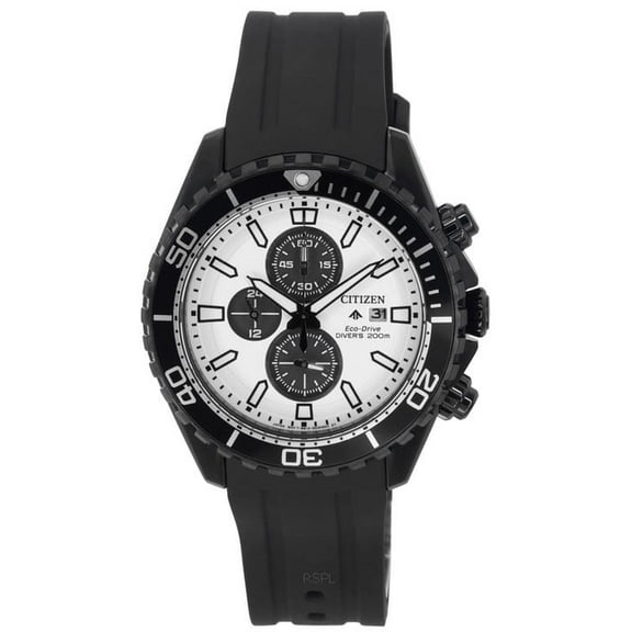 Citizen Promaster Marine Chronograph Eco-Drive White Dial Men's Watch CA0825-05A