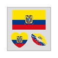 thumbnail image 1 of Bookk Country Temporary Stickers Water Transfer Face Decals, 1 of 5