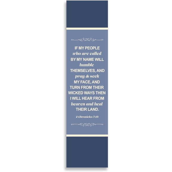 Christian Verses Bookmark | Page Marker Divider | 2 Chronicles 7:14