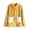 Yellow, variant on Women’s Fleece Bed Jacket Button Down Color Block House Coat Sleeping Bed Jackets with Pockets