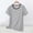 Black, variant on Pull-on Shirts for Women Short Sleeve French Chic Crew Neck Gray T-Shirts Patchwork Modal Pullover Striped Retro Tops Dark Gray,L