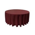 thumbnail image 1 of LA Linen TCpop120R-BurgundyP17 Nappe en Popeline de Polyester, Bourgogne - 120 Po. Rond, 1 of 4