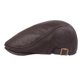 thumbnail image 1 of Minnieouse Boinas masculinas Gorra de estilo francés Ajustable PU Sombrero de cuero Newsboy Gorras Casual Moda Algodón Sombreros Decoración Pintor Otoño Sombreros Marrón Ajustable Minnieouse AP013441-02, 1 of 6