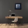thumbnail image 4 of Grey, Jace 20x20 Black Modern Framed Museum Art Print Titled - Nautical blue mate Bordered, 4 of 5