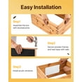 thumbnail image 6 of VEVOR Bee Hive Medium Box Starter Kit, 100% Beeswax Coated Natural Fir Wood, Langstroth Beehive Kit with 10 Frames and Foundations, Transparent Acrylic Bee Windows for Beginners and Pro Beekeepers, 6 of 9