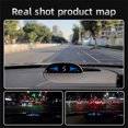 thumbnail image 3 of stanreset Car Speedometer LED Digital On-board USB Head Up Display HUD Odometer Clock Multifunctional Truck Driving Speed Gauge, 3 of 6