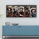thumbnail image 2 of 5D DIY Taladro Parcial AB Diamante Pintura Terror Noche Arte 95x45cm, 2 of 9