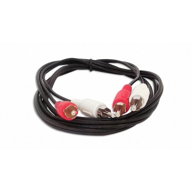 Your Cable Store Cable de audio Rca rojo/blanco de 6 pies, 2 macho a 2 macho