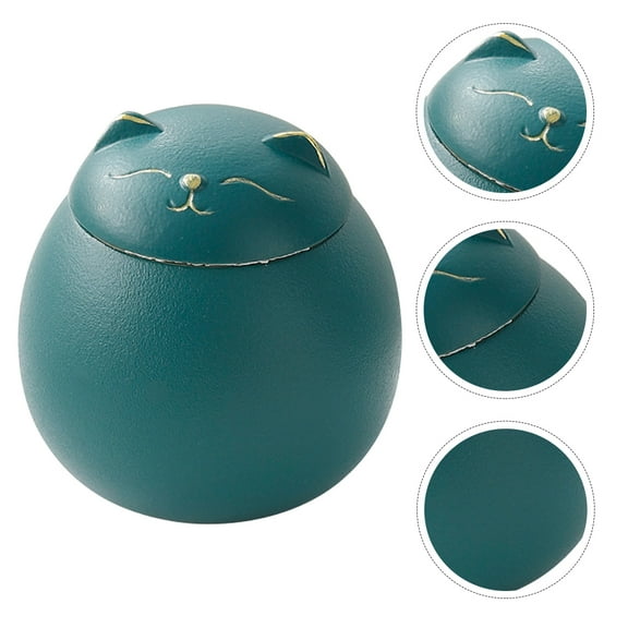 WHAMVOX Ceramic Food Storage Jar Portable Tea Leaf Canister Airtight Tea Storage Container Kitchen Food Jar