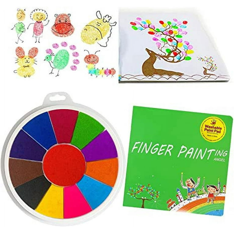 Kids Finger Paint Tool Kit Kids Washable Finger Painting Set Funny