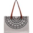 thumbnail image 1 of Zcx Bolsos De Lona De Estilo Étnico para Mujer, Bolso De Mano para Profesor con Cremallera, Bolsos Bandolera De Playa Grandes, Bolso De Hombro A Granel, 1 of 5