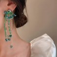 thumbnail image 4 of Pendientes acrílicos, pendientes geométricos llamativos, pendientes colgantes de cristal, 4 of 5