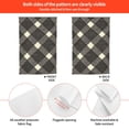 thumbnail image 4 of Rod-Free Courtyard Decorative Flag 12x18in Thick Fabric Four Seasons Universal Durable Not Easy To Fade Disassembly Convenient Argyle Plaid Dimgray_95746_3, 4 of 8