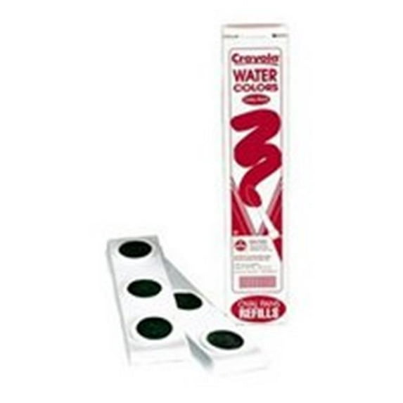 Art Supplies Semi-Moist Oval Refills - Red Pan 6 Cakes