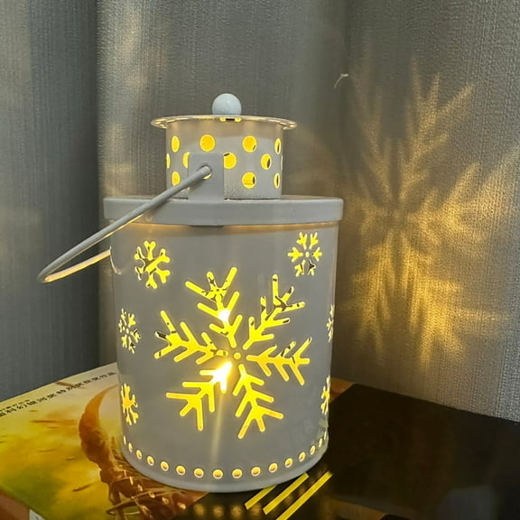 Iumwxz Christmas Lanterns, Candles, LED Small Lanterns, Christmas Decoration And Decoration Decorations christmas decorations christmas gifts Fall Decor