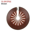 thumbnail image 1 of Universal Multicolor Plumb-Pak Pipe Home Decoration Faucet Accessories Radiator Pipe Covers Decorative Angle Valve Hollow Occlusion Decoration Pipe Decorative Cover BROWN 15-29 STYLE, 1 of 8