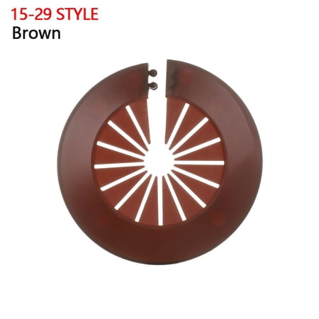 Universal Multicolor Plumb-Pak Pipe Home Decoration Faucet Accessories Radiator Pipe Covers Decorative Angle Valve Hollow Occlusion Decoration Pipe Decorative Cover BROWN 15-29 STYLE
