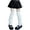 Stripe White Long A, variant on Womens Lolita Knit Long Socks Leg Warmers Harajuku Japanese Kawaii Boot Socks Winter Ankle Heap Sock