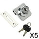 thumbnail image 1 of Cerradura De Puerta De Vidrio Con Cerradura De Vitrina De Alta Resistencia, 5x35x32mm B, 1 of 10