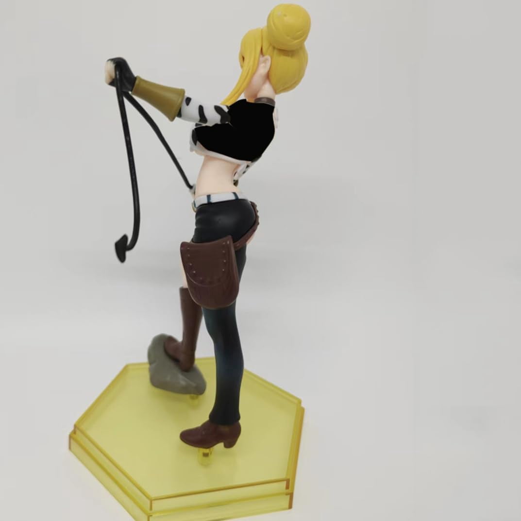 New Fairy Tail Erza Lucy Heartfilia (Taurus Ver) Character Anime Model Statue Action Figures Desktop Ornament Popular Decorations Fan Souvenirs Creative Gift Collectable