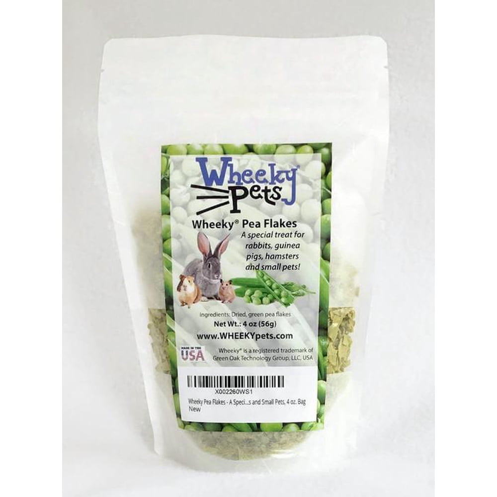 Wheeky Pea Flakes A Special Treat for Rabbits, Guinea Pigs, Hamsters
