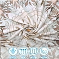thumbnail image 3 of Orange Bohemian Tapestry Wall Hanging, Mandala Floral Medallion Hippie Tapestry with Light Brown Aesthetic Wreath Design, Cream Wall Decor Blanket for Bedroom Home Dorm, 3 of 8