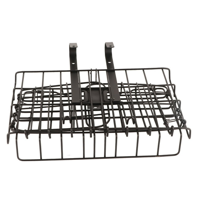Accesorios para bicicletas, cesta trasera plegable para bicicletas Cesta trasera para bicicletas Cesta trasera para bicicletas de metal Funcionamiento suave