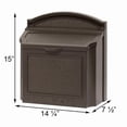 thumbnail image 3 of Whitehall Locking Wall Mounted Mailbox, French Bronze, 3 of 3