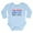 Sky Blue, variant on CafePress - Im Cute Moms Hot Dads Lucky Body Suit - Long Sleeve Cotton Baby Bodysuit