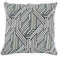 thumbnail image 3 of Weave Pattern Teal and Gray Decorative Throw Pillowcase (18"x18" Set of 2), 3 of 4