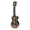 thumbnail image 4 of Art Series Soprano Ukulele w/Bag Skull Day of the Dead Skull, 4 of 4