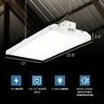 thumbnail image 5 of WareLight Condor Premium 2FT LED High Bay 155W, 21080Lms, Selectable 4000K/5000K LED Shop Lights, Industrial Grade High Bays, UL/DLC Listed, 100,000 Hour Life, 5 of 11