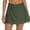 Army Green, variant on Daznico Women's Swim Skirt, High Waisted Swim Bottom with Built-In Shorts,XXL