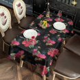 thumbnail image 2 of Pioneer Flower Floral Print Pattern Rectangle Tablecloth 60"x102",Waterproof Polyester Rectangle Table Cloth, Wipeable Spillproof Polyester Tablecloth for Dining, Camping, Indoor and Outdoor, 2 of 6