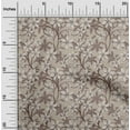 thumbnail image 2 of oneOone Cotton Cambric Brown Fabric Floral Retro Diy Clothing Quilting Fabric Print Fabric By Yard 56 Inch Wide, 2 of 5