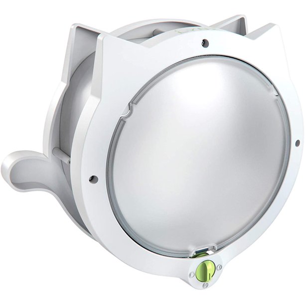 Panel de puerta para mascotas con bloqueo de cuatro lados - Blanco Adepaton WMZL-223-2