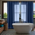 thumbnail image 4 of Solid Color Semi Sheer Window Curtains for Modern Light Control and Space Transformation, 4 of 7