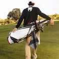 thumbnail image 6 of Golf Towel 24x16in Absorbent Quick Dry Decontamination Mountain-Climbing Clench Designed To Carry Four Side Locks Argyle Plaid Dimgray_95746_4, 6 of 8