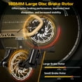 thumbnail image 6 of 26" Fat Tire Electric Bike for Adults, 749W Motor Electric Mountain Bike, 48V 15Ah Large Capacity Battery UL2849 Certified, Max 19.8Mph E-Bike, 7-Speed Off-Road Electric Bicycle Men, 6 of 7