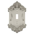 thumbnail image 6 of nostalgic warehouse 720082 victorian switch plate with single toggle, unlacquered brass, 6 of 7