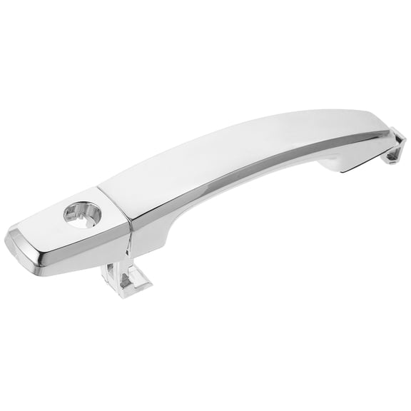LOLIPPYY Durable Plated Silver Driver Side Door Handle for Car Exterior with Enhanced Security Features
