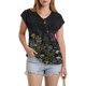 thumbnail image 5 of Eres Más Que una Camisa de Puntuación de Prueba Sexy de Manga Corta Lentejuelas Suelta Camisa de Blusa con Cuello en V, Poliéster, 5 of 8