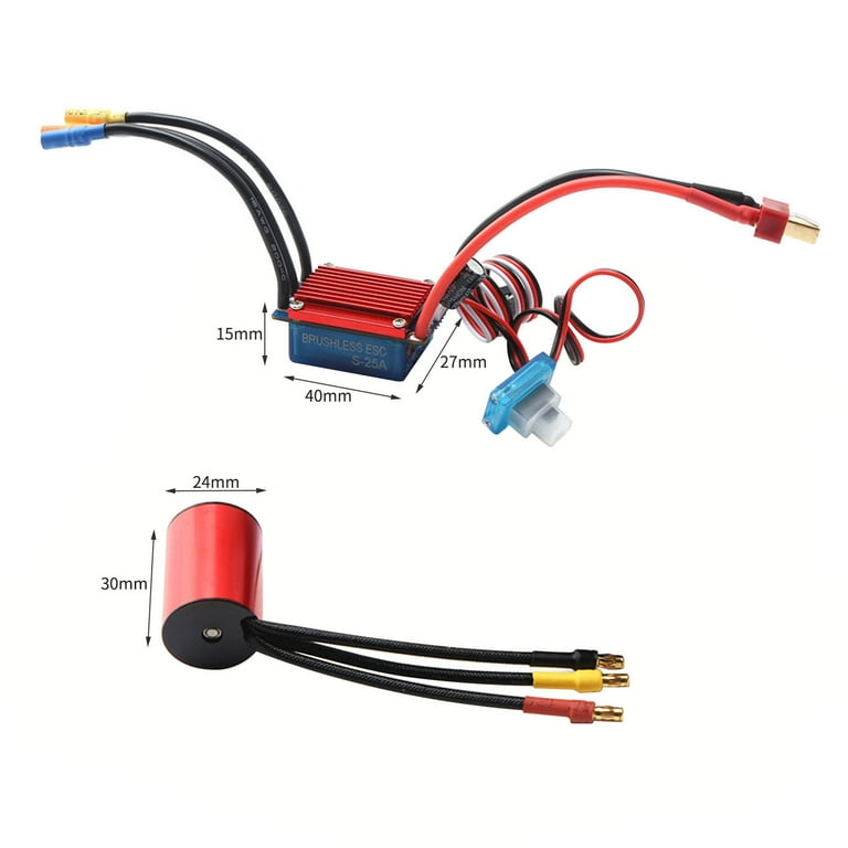 Carevas S2430 7200KV Brushless Motor 4P Sensorless 25A Brushless